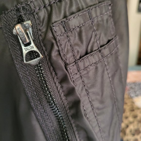 Denim & Supply Ralph Lauren Black Bomber Jacket, Size XS - Picture 4 of 8